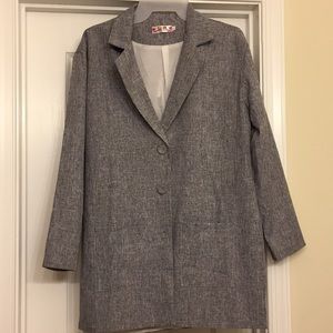 Grey office jacket size light weight